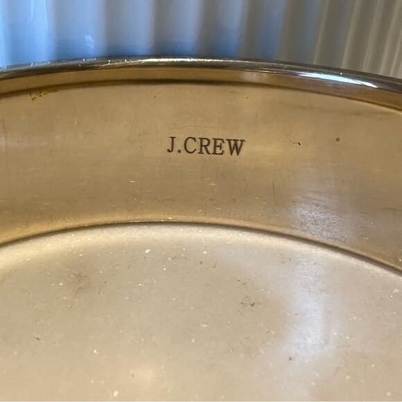 J. Crew - Chevron Enameled Gray Bangle - Picture 4 of 9